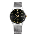 WWOOR 8016 Quartz Watch Men Watches Gold Casual Business Wristwatch Thin Relogio Masculino Minimalist Calendar Factory